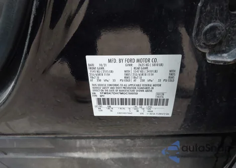 2021 Ford Explorer Xlt z USA, uszkodzony, nr VIN 1FMSK7DH7MGC50050